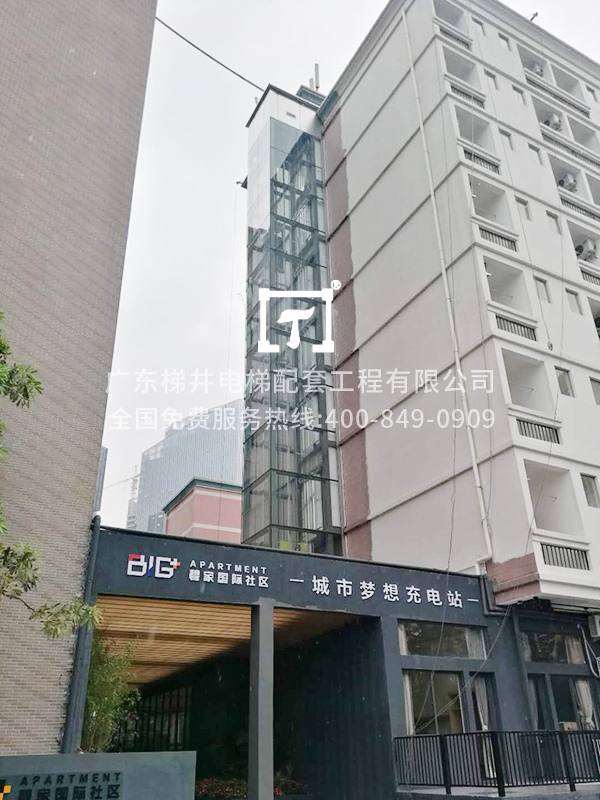 深圳市龍崗區(qū)碧桂園碧家國(guó)際社區(qū)觀光電梯